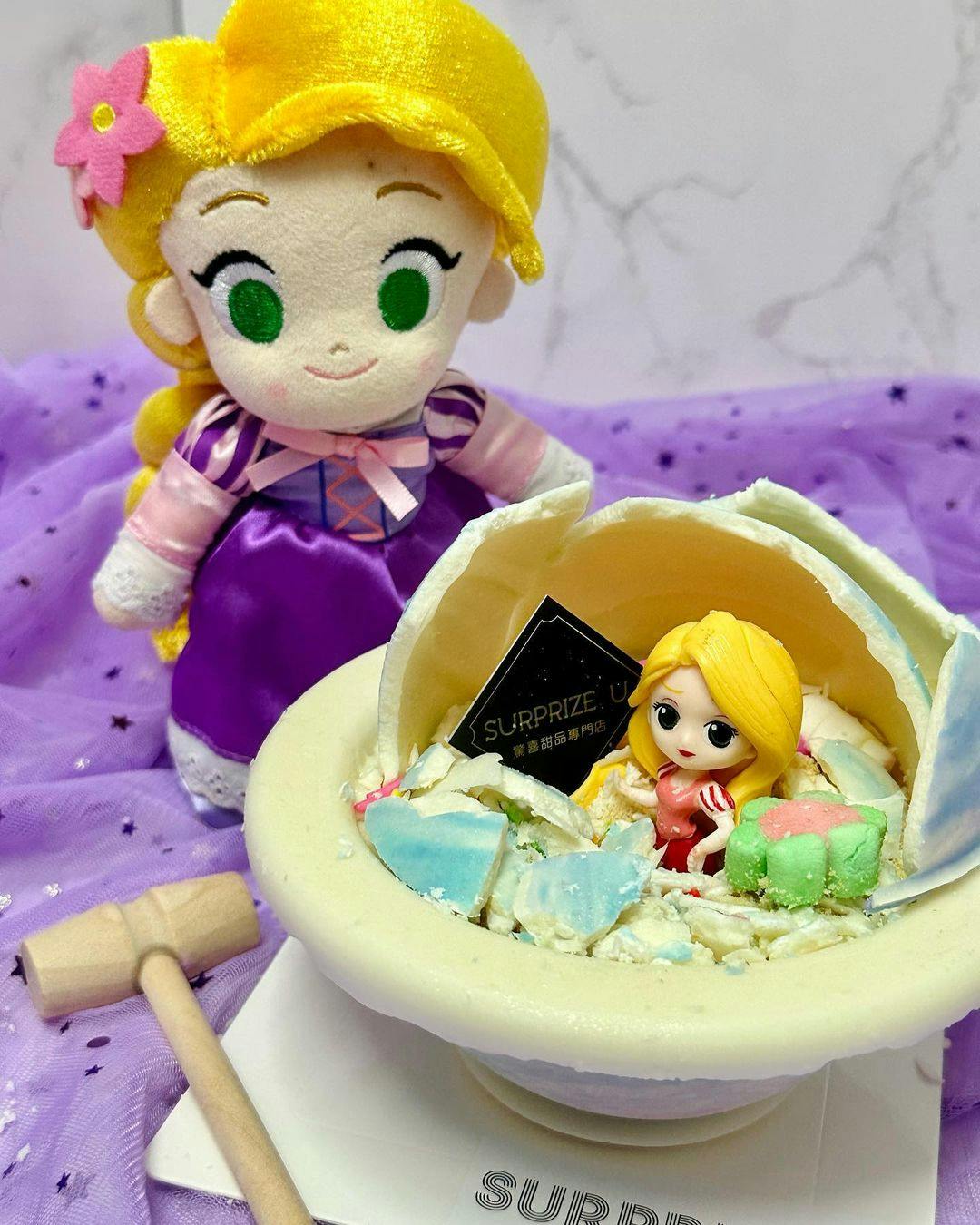 長髮公主 Rapunzel 扑扑蛋糕