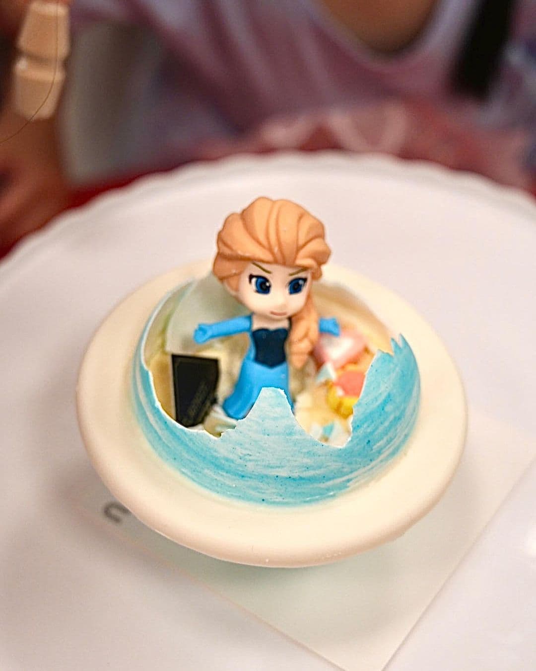 Frozen 冰雪奇緣 Elsa 艾莎 扑扑蛋糕